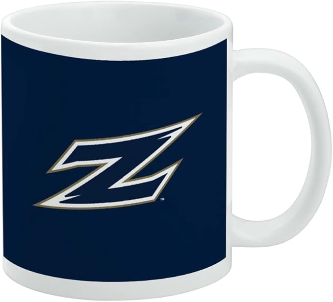 University of Akron Primary Ceramic Coffee Mug, Novelty Gift Mugs for Coffee, Tea and Hot Drinks, 11oz, White