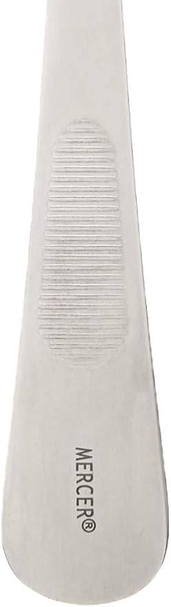 Mercer Culinary, 9 Inch, Silver Plating Spoon, Perforated Bowl, 9-Inch, 9"