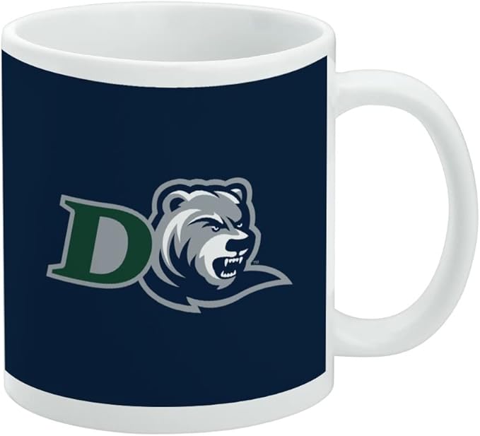 Drew University Primary Logo Ceramic Coffee Mug, Novelty Gift Mugs for Coffee, Tea and Hot Drinks, 11oz, White