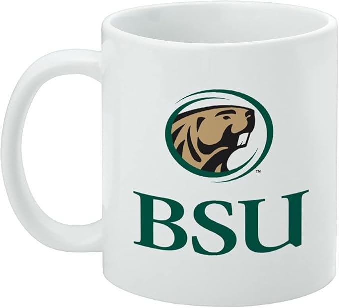 Bemidji State University Primary Logo Ceramic Coffee Mug, Novelty Gift Mugs for Coffee, Tea and Hot Drinks, 11oz, White