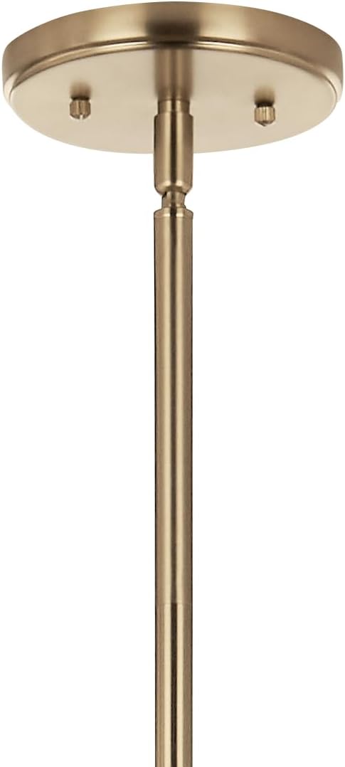 KICHLER Velestino 40.25" 8 Light Chandelier in Champagne Bronze, for Foyer, Dining Room, Living Room, Bedroom, (23.25" x 40.25") 52680CPZ