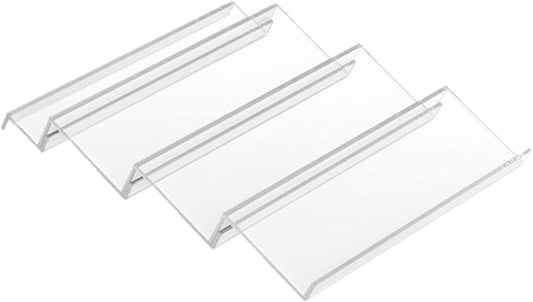 Mobestech Expandable Acrylic Spice Rack Organizer with Shelves for Kitchen Drawer Storage of Seasoning Bottles Essential Oils Vitamins and Medicine Transparent Tiered Shelf for Cabinet