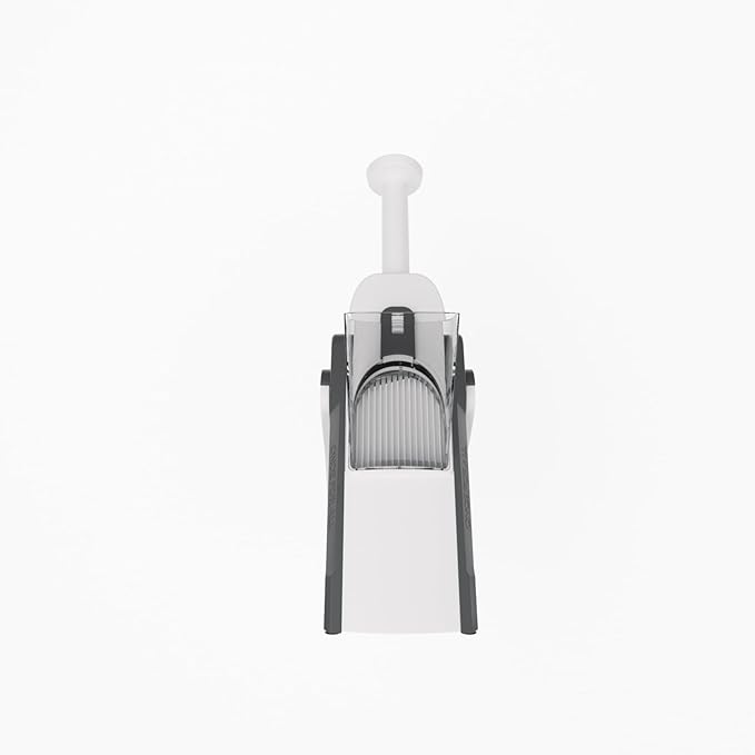 Safe Mandoline Slicer, Potato Clips Slicer, Vegetable Food Slicer, Thickness Adjustable for Cucumber Onion Carrot Lemon (Only Slicer White)