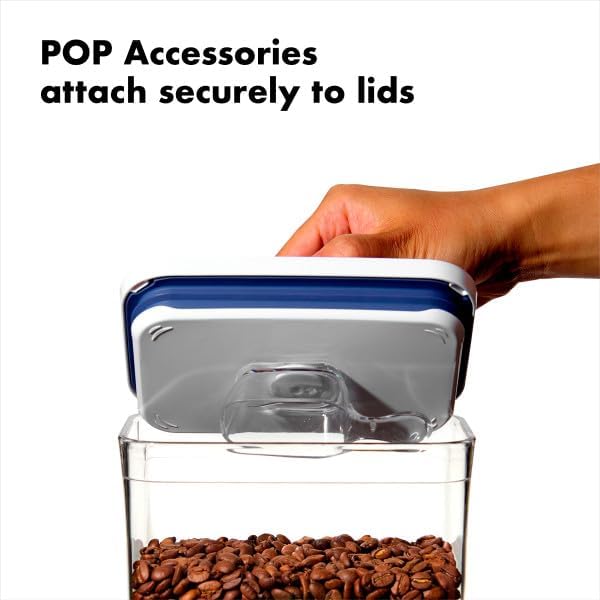 OXO Good Grips POP Container - Rectangle Tall 3.7 Qt, transparent (Pack of 8)