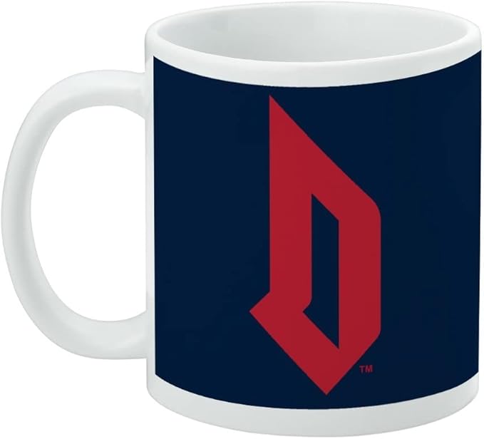 Duquesne University Primary Logo Ceramic Coffee Mug, Novelty Gift Mugs for Coffee, Tea and Hot Drinks, 11oz, White
