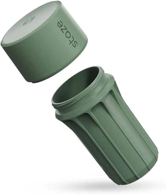 Staze Preserve Vacuum Sealed Storage Jars (148ml) | Smell Proof Containers | Herb Storage & Food Storage Container with Protection -(MARSH)