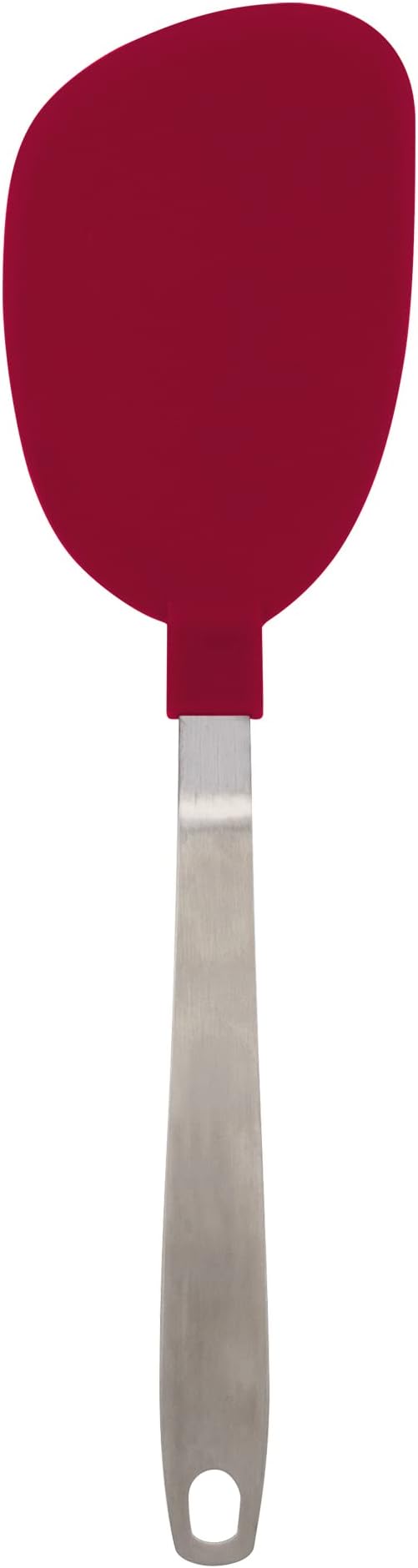 Tovolo Nylon Flex Turner With Stainless Steel Handle, Flexible Pancake Turner, Flexible Kitchen Spatula for Non-Stick Cookware, Scratch-Resistant Nylon Kitchen Utensil for Cooking & Flipping Eggs