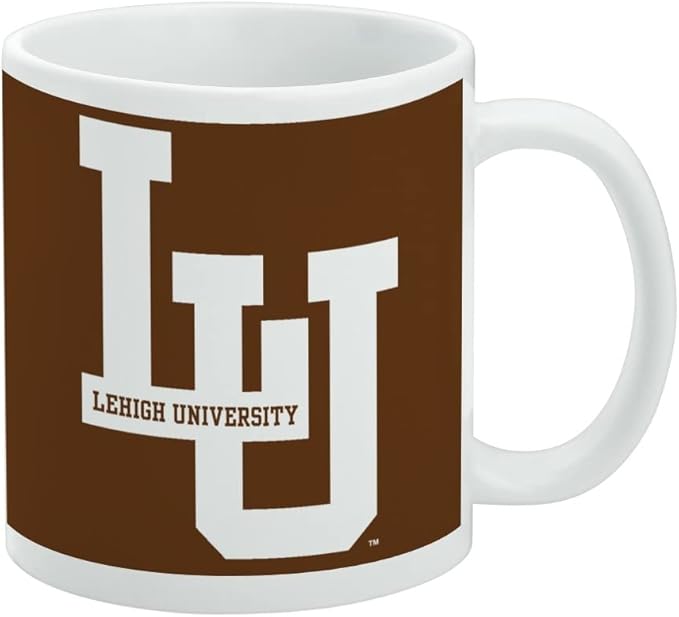 Lehigh University Primary Logo Ceramic Coffee Mug, Novelty Gift Mugs for Coffee, Tea and Hot Drinks, 11oz, White