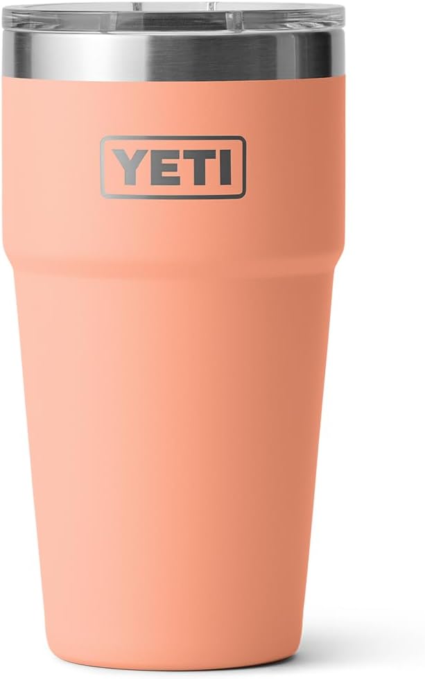YETI Rambler 20 oz Stackable Tumbler, Stainless Steel, Vacuum Insulated with MagSlider Lid