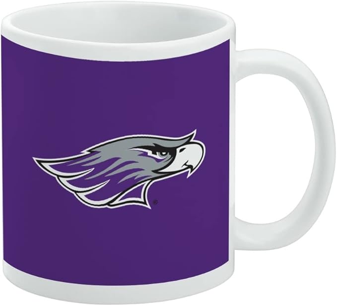 UW Whitewater Primary Logo Ceramic Coffee Mug, Novelty Gift Mugs for Coffee, Tea and Hot Drinks, 11oz, White
