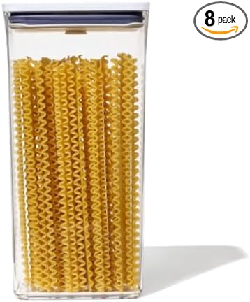 OXO Good Grips POP Container - Rectangle Tall 3.7 Qt, transparent (Pack of 8)