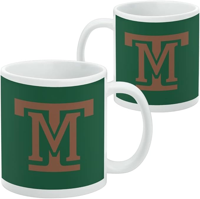 Montana Tech of the University of Montana Primary Logo Ceramic Coffee Mug, Novelty Gift Mugs for Coffee, Tea and Hot Drinks, 11oz, White