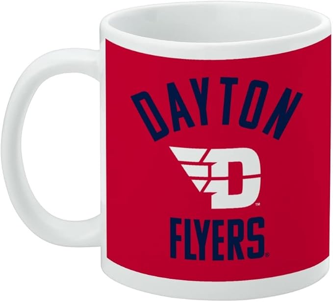 University of Dayton Official Logo Ceramic Coffee Mug, Novelty Gift Mugs for Coffee, Tea and Hot Drinks, 11oz, White