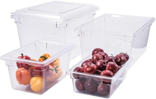 Winco Polycarbonate Food Storage Box, 12 by 18 by 3-1/2-Inch