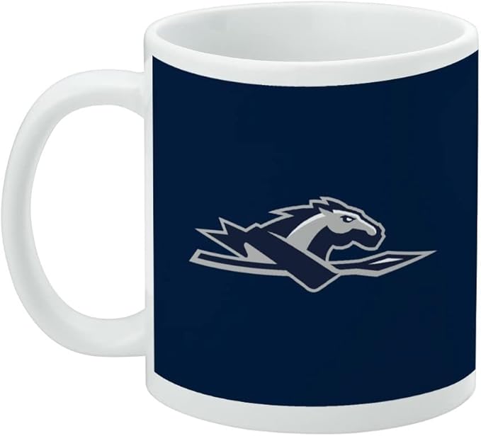 Longwood Primary Logo Ceramic Coffee Mug, Novelty Gift Mugs for Coffee, Tea and Hot Drinks, 11oz, White