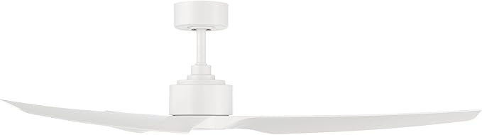 WAC F-056-MW Stella 60" Outdoor Ceiling Fan with Remote Control, Matte White