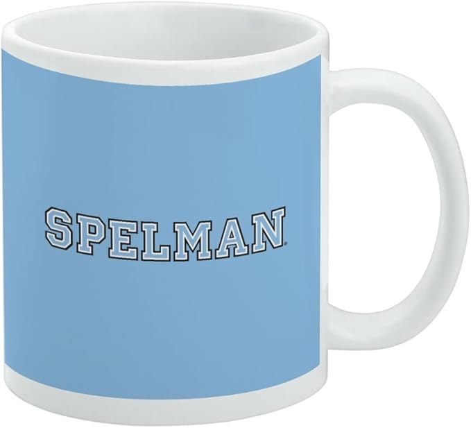 Spelman College Primary Logo Ceramic Coffee Mug, Novelty Gift Mugs for Coffee, Tea and Hot Drinks, 11oz, White