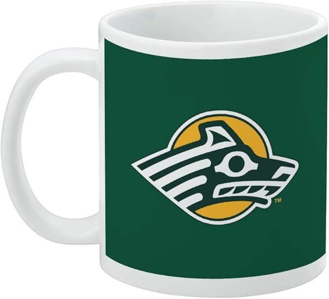 University of Alaska Anchorage Primary Logo Ceramic Coffee Mug, Novelty Gift Mugs for Coffee, Tea and Hot Drinks, 11oz, White