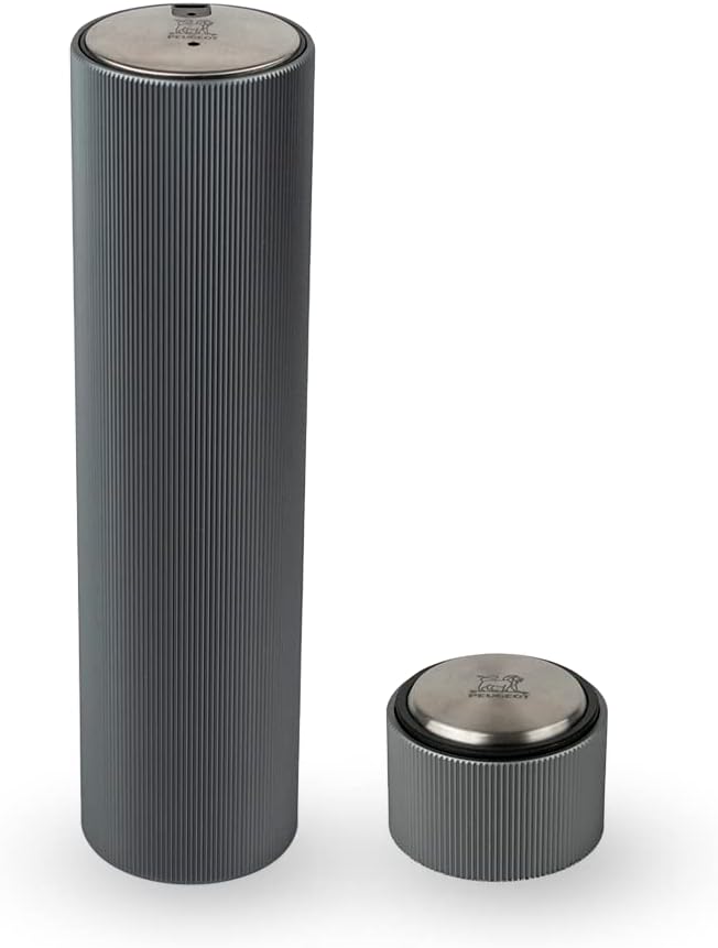 Peugeot Line Reverse Automatic Rechargeable Electric Wine Opener/Corkscrew, Carbon Dark Grey