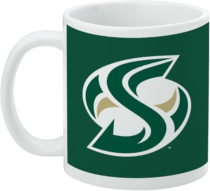 Sacramento State University Primary Ceramic Coffee Mug, Novelty Gift Mugs for Coffee, Tea and Hot Drinks, 11oz, White