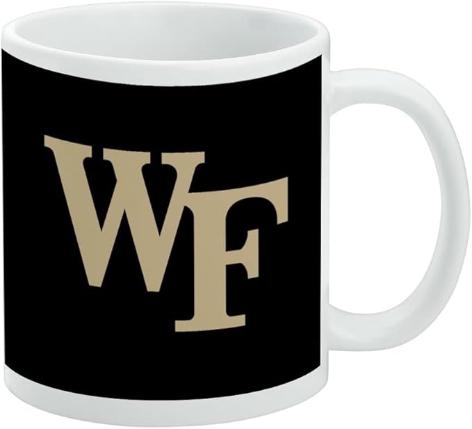 Wake Forest University Primary Logo Ceramic Coffee Mug, Novelty Gift Mugs for Coffee, Tea and Hot Drinks, 11oz, White