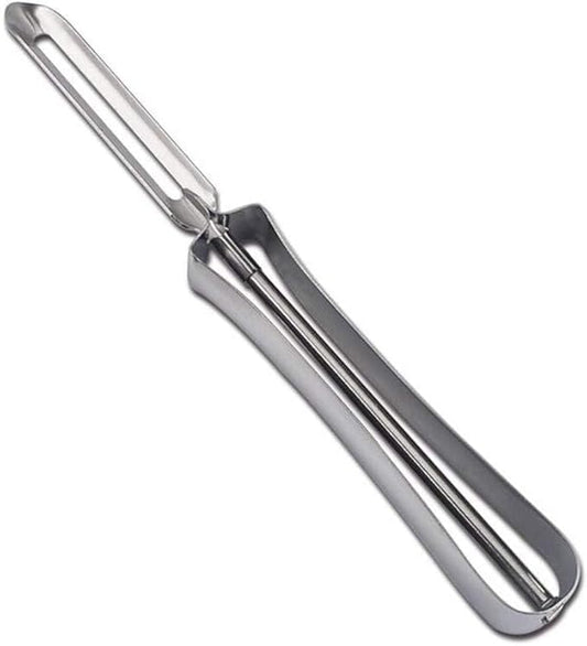 Aniso Kitchen vegetable peeler Stainless steel rotary peeler for vegetable and carrot fruit，with ergonomic safety and control handle-Dishwasher Safety