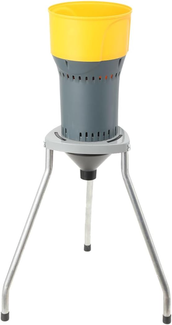 6.6gal Electric Grain Mill, Dry Food Mill, Farm Home Wheat Grinder for Spice Rice Feed Flour Cereals, w/ 5 Sizes Sieves & Tripod
