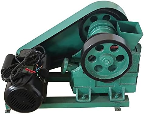 Mini Jaw Crusher Rock Crusher Stone Crusher Machine Jaw Crushing Machine Electric Sahtter Grinder for Coal Iron Ore 220v 1.5kw