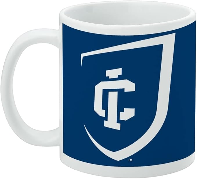 Ithaca College Primary Logo Ceramic Coffee Mug, Novelty Gift Mugs for Coffee, Tea and Hot Drinks, 11oz, White