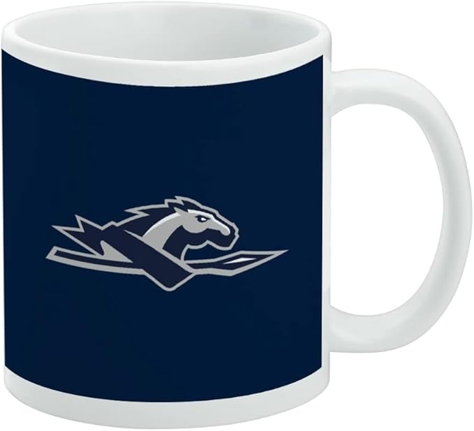 Longwood Primary Logo Ceramic Coffee Mug, Novelty Gift Mugs for Coffee, Tea and Hot Drinks, 11oz, White