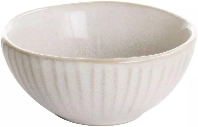 The Season Essentials Ceramic Tunisian Mist Dinnerware Set - 20 Piece, White