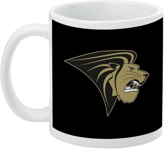 Lindenwood University Primary Logo Ceramic Coffee Mug, Novelty Gift Mugs for Coffee, Tea and Hot Drinks, 11oz, White