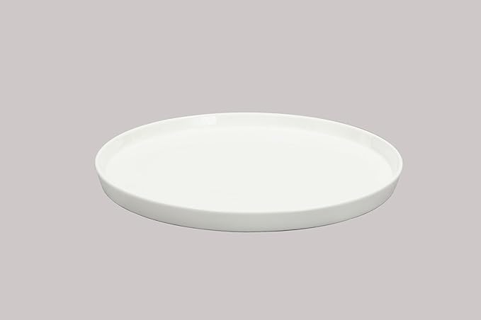 Bone China Cone Shape, Elegance White Pate 10.5", Case of 6