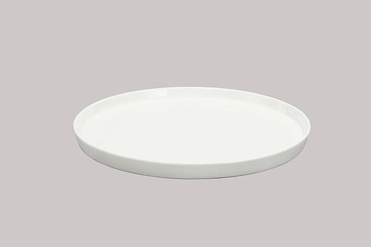 Bone China Cone Shape, Elegance White Pate 10.5", Case of 6