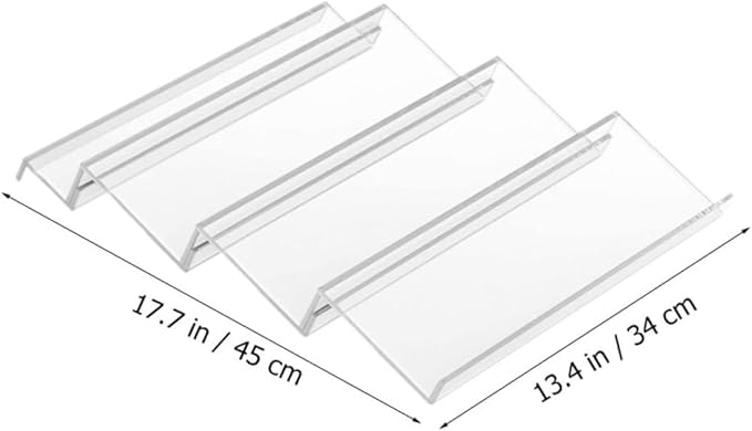 Mobestech Expandable Acrylic Spice Rack Organizer with Shelves for Kitchen Drawer Storage of Seasoning Bottles Essential Oils Vitamins and Medicine Transparent Tiered Shelf for Cabinet