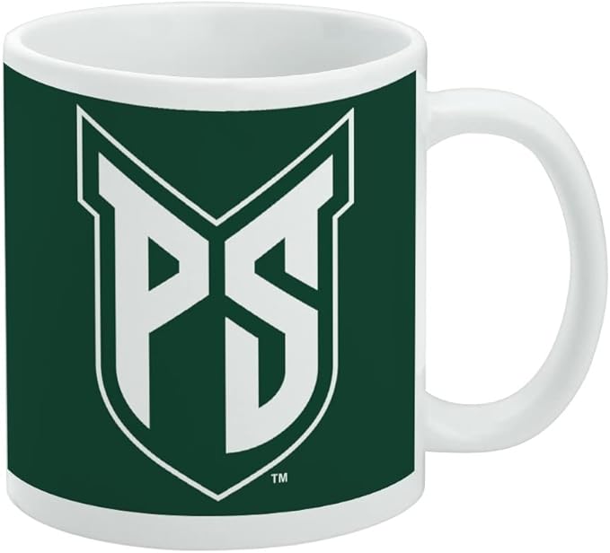 Portland State University Primary Logo Ceramic Coffee Mug, Novelty Gift Mugs for Coffee, Tea and Hot Drinks, 11oz, White