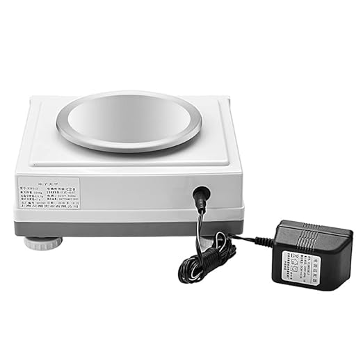 Hochice High Precision Lab Gram Counting Scale Scientific Analytical Laboratory Balance Digital Electronic Scale Jewelry Scales 1000gx0.01g Accurate with RS232 Port&Windshield