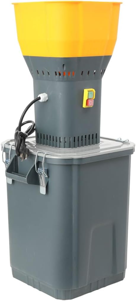 7.9 Gallons Electric Grain Mill Grinder, Corn Grinder Mill, Home Farm Wheat Grinder, 25L Dry Grain Mill Grinder Electric, Detachable Bucket & Hopper, Dry Cereals Grinder with 5 Sieves, 2 Wrench
