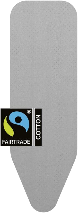 Brabantia Size B (49 x 15 inches) Replacement Ironing Board Cover with Durable Foam Layer (Metallized) Easy-Fit, 100% Cotton