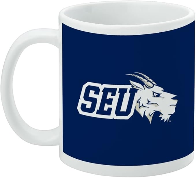 St. Edward's University Primary Logo Ceramic Coffee Mug, Novelty Gift Mugs for Coffee, Tea and Hot Drinks, 11oz, White