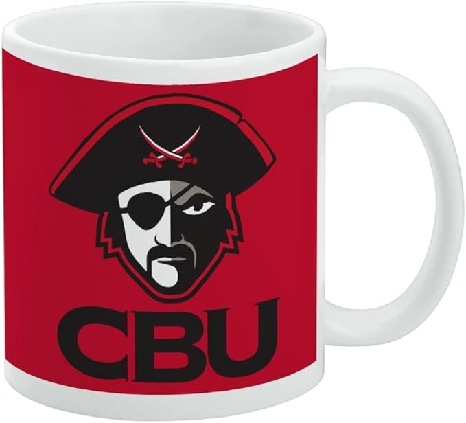 Christian Brothers University Primary Logo Ceramic Coffee Mug, Novelty Gift Mugs for Coffee, Tea and Hot Drinks, 11oz, White