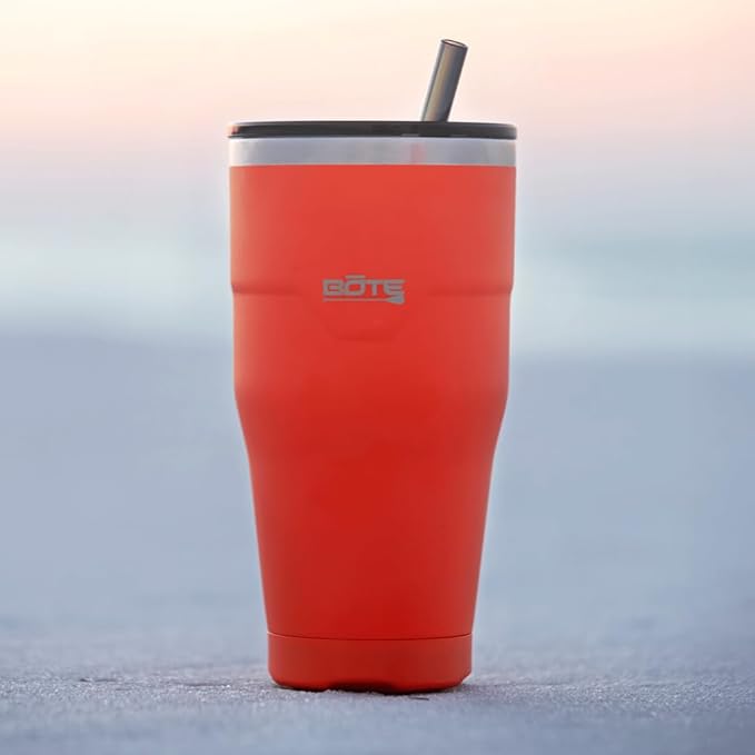 BOTE MagnePod Drinkware MagneTumbler includes Lid with Straw Drink Tumbler Magnetically attaches to Compatible SUPs Kayaks Floats Hangouts 32 oz Multiple Colors
