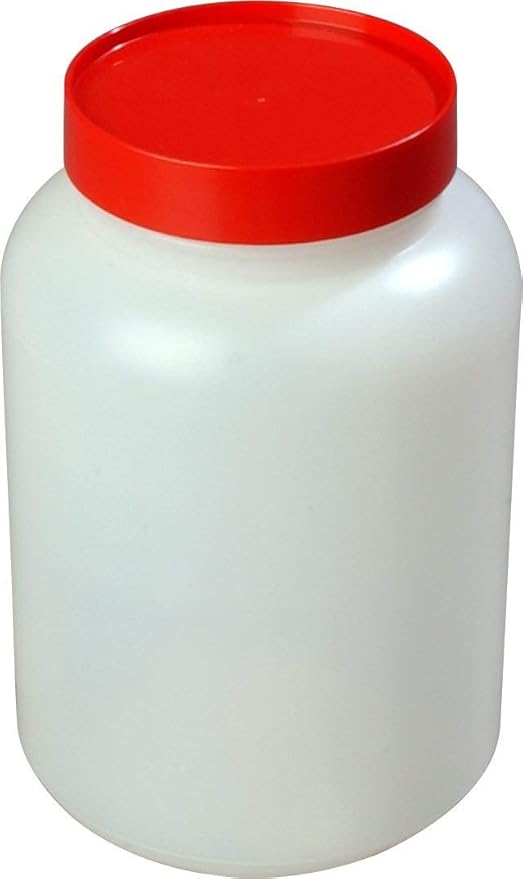 Carlisle FoodService Products Stor N' Pour Half Gallon Containers with Assorted Lids for Bar, Kitchen, And Restaurant, Plastic, 0.5 Gallon, Assorted Colors, (Pack of 6)
