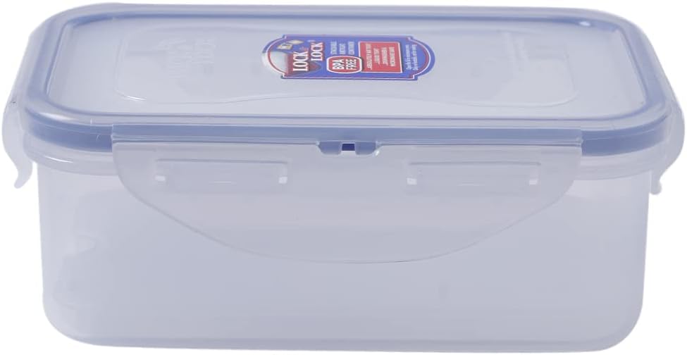 LocknLock Easy Essentials Rectangular Butter and Cheese Container Food Container, Small, 15.0 Ounce - Clear