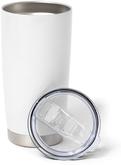 We’re a Team Forever & Always – Personalized Photo 20oz Stainless Steel Insulated Tumbler – Custom Couples Gift (White)