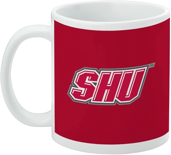 Sacred Heart University Primary Logo Ceramic Coffee Mug, Novelty Gift Mugs for Coffee, Tea and Hot Drinks, 11oz, White