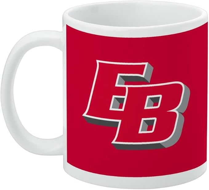 California State University, East Bay Primary Logo Ceramic Coffee Mug, Novelty Gift Mugs for Coffee, Tea and Hot Drinks, 11oz, White