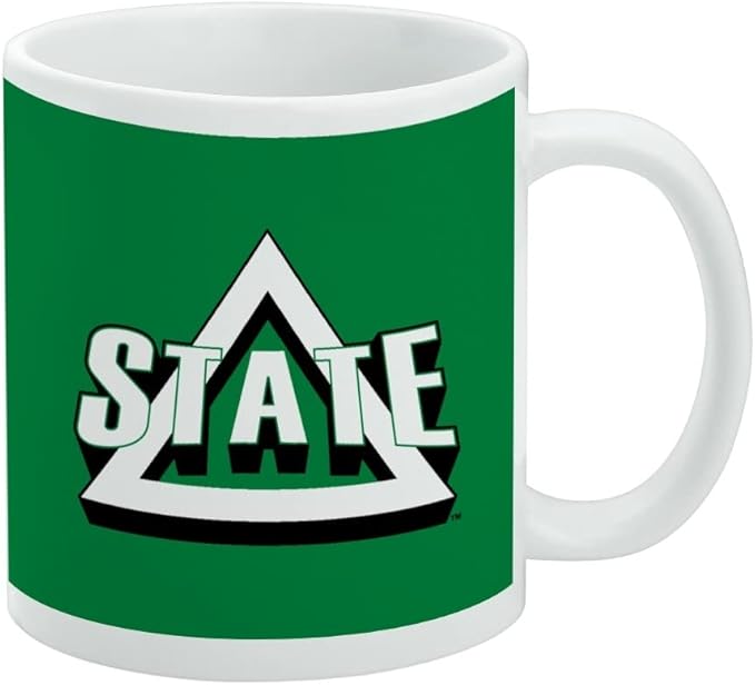 Delta State Primary Logo Ceramic Coffee Mug, Novelty Gift Mugs for Coffee, Tea and Hot Drinks, 11oz, White