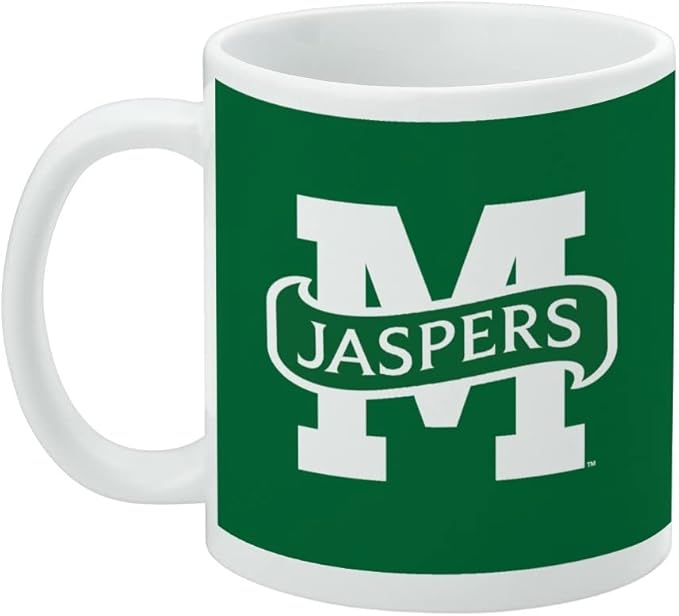 Manhattan College Primary Logo Ceramic Coffee Mug, Novelty Gift Mugs for Coffee, Tea and Hot Drinks, 11oz, White
