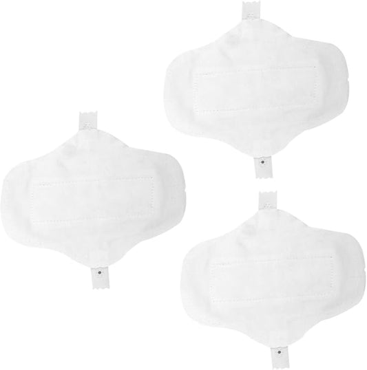 3pcs Reusable Organic Cotton Sanitary Towels Washable Menstrual Pads with Hidden Button for Women Comfortable Breathable Environmentally Friendly